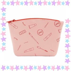 Pink Ipsy Cosmetic Bag Makeup Tool Print